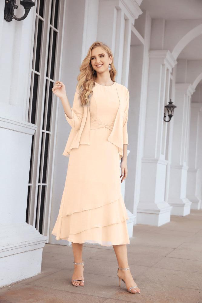 Numbersea Two-Piece A-line Mother of The Bride Dress Formal Party Gown Dress 28072