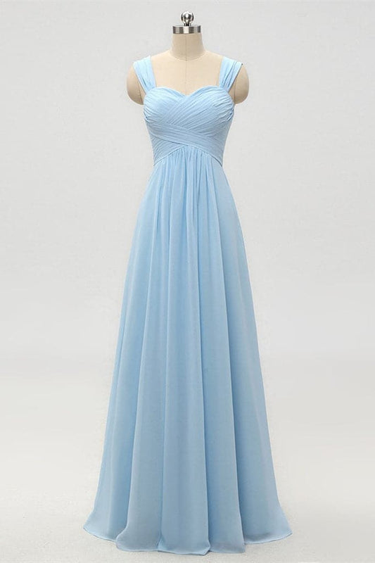 Light Blue Bridesmaid Dress VMB46