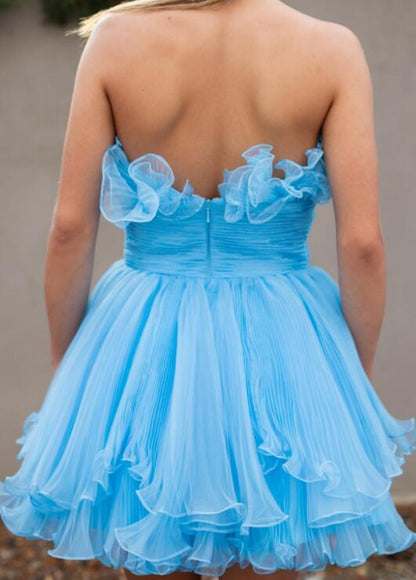 Short Strapless Homecoming Dresses VMH92