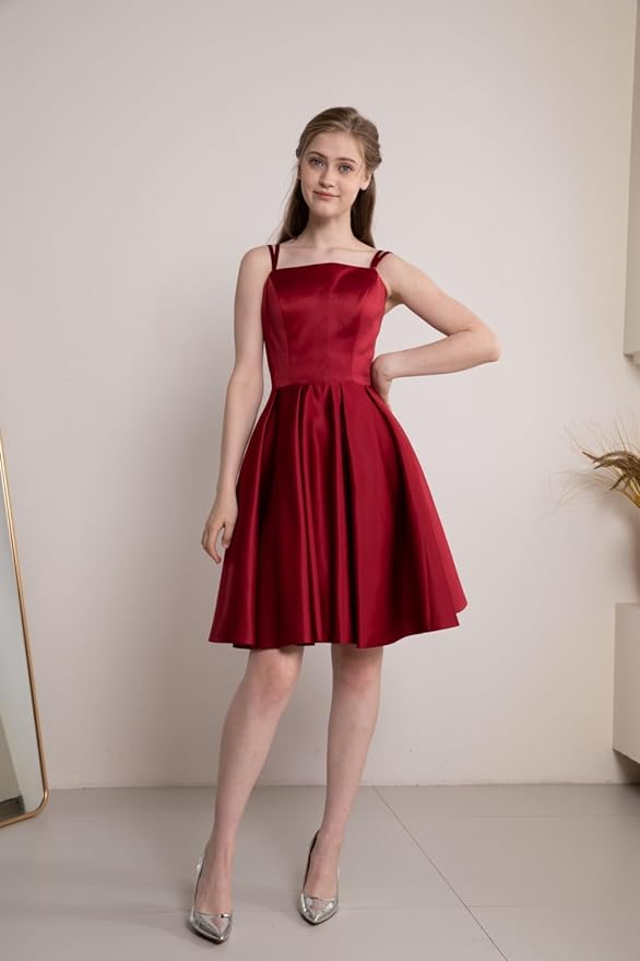 Prom Dress With Shorts Homecoming Dress with Pockets VMH80